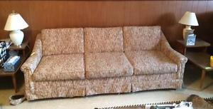 COUCH / SOFA / CHESTERFIELD & MATCHING CHAIR SET