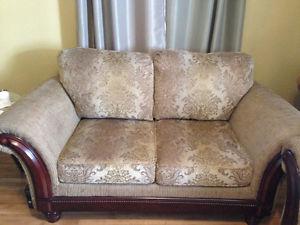Canadian made love seat, new condition