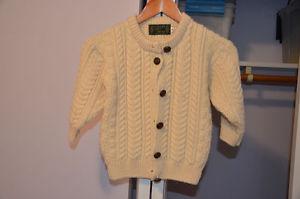 Child's Irish Knit Wool Sweater
