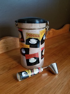 Coffee Canister & Scoope