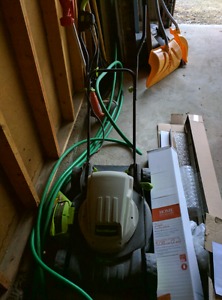 Corded electric lawnmower