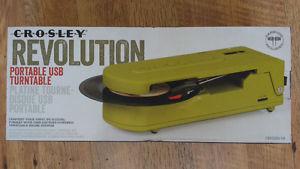 Crosley Revolution Portable USB Turntable