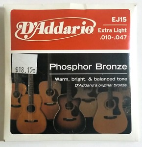 D'Addario acoustic guitar strings