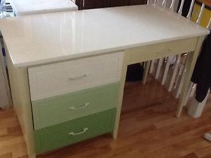 Desk/ vanity shades of green