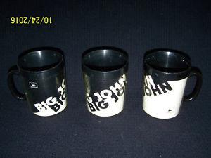 Early 70's John Deere coffee mugs