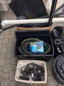 Fish pond filter and accessories