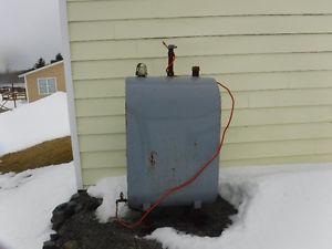 For Sale Oil Tank with 60 gallons of oil