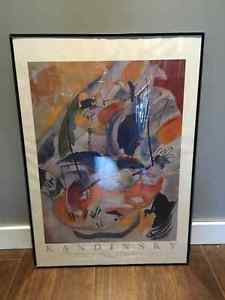 Framed Kandinsky print