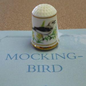 Franklin Porcelain "Garden Bird Thimbles"