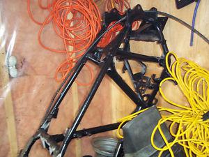 Free 87 honda fortrax frame, swing arm and fenders