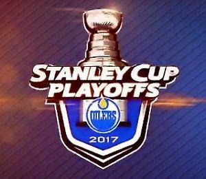 GAME 1 -ROUND 1 - OILERS STANLEY CUP PLAYOFFS