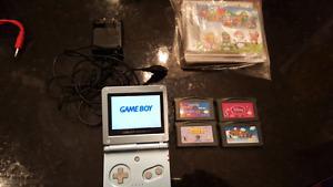 Gameboy advance with 4 games