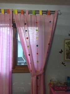 Girls bedroom curtains