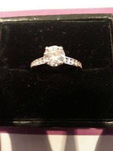 Gorgeous Birks 'Blue" Diamond Engagement Ring 50% off Price