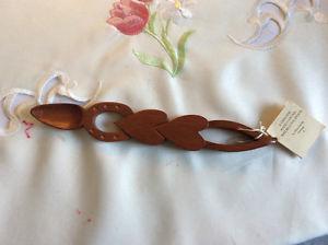 Hand Carved Welsh Love Spoon