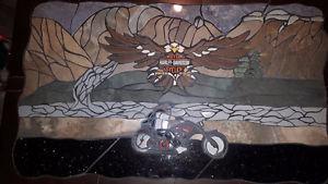 Harley Davidson tile table
