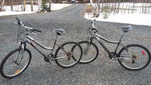 His and Hers 21 Speed Infinity Bikes