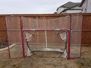 Hockey Net - Street hockey net with additional mesh
