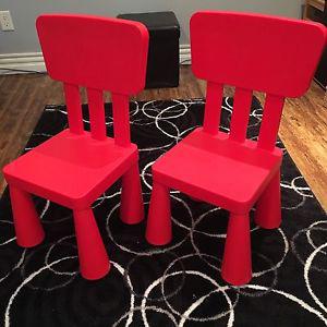 IKEA plastic kid chair