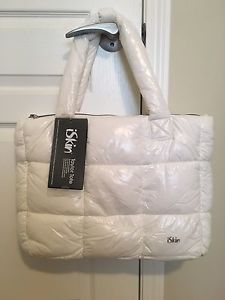 ISKIN PUFFY TAYLOR TOTE WHITE NEW WITH TAGS