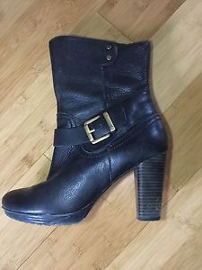 Indigo mid boot Leather 8 1/2 M
