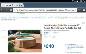 Intel portable bubble hot tub