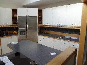 Kitchen Cabinets, sink & faucet