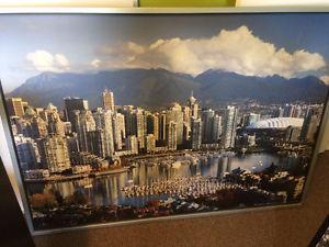 Large IKEA picture of Vancouver
