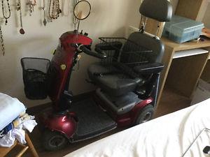 Like new electric seniors scooter with basket