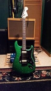 Limited addition Squier Strat HH "candy green sparkle"