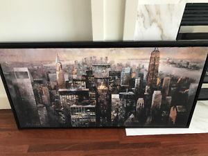 Manhattan city canvas