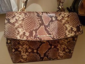 Michael Kors Snake Print Shoulder Bag/Purse
