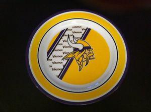 Minnesota Vikings Melamine Dinner Plate (New)