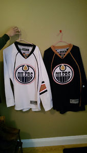 Never worn official Oilers jerseys