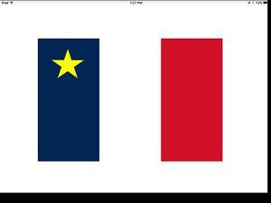 New 3x5 Acadian Flags