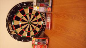 New dart board and darts for sale