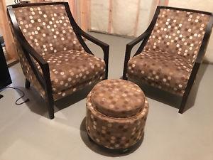 Occasional Chairs & Storage Footstool