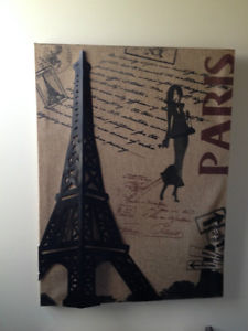 Paris Picture Canvas and Metal
