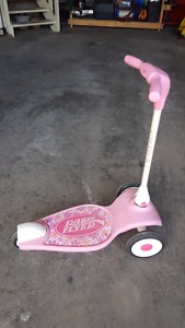 Pink scooter