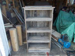 Rustic Wood Bookcase