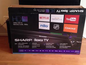 Sharp Roku p LED 43" TV