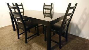 Table and chairs from IKEA