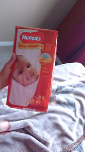 Unopened box Huggies newborn