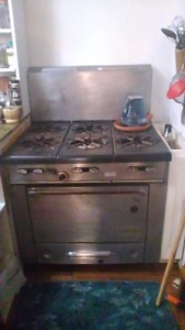 Used Garland commercial gas range.