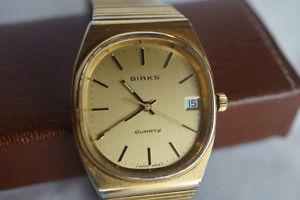 Vintage Birks quartz watch, seven jewels