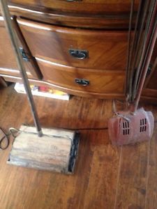 Vintage sweeper and wax polisher