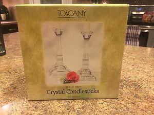 Wanted: Brand new crystal candle holders