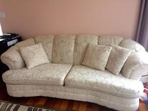 White couch/sofa