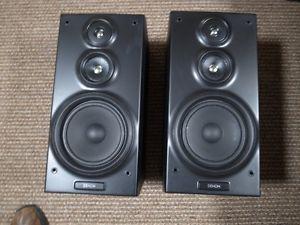 denon stereo speakers 3 way perfect condition