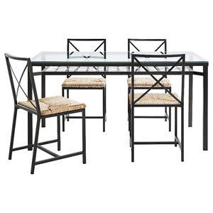 ikea dining table and 2 chairs